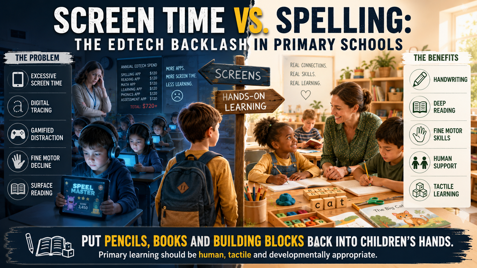 Screen Time vs. Spelling: The EdTech Backlash in Primary Schools