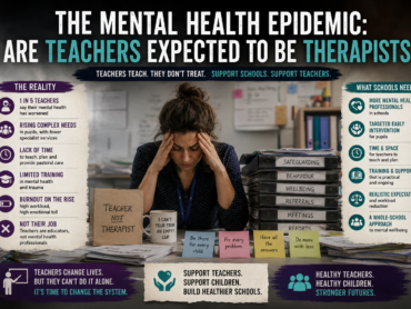 The Mental Health Epidemic: Are Teachers Expected to be Therapists?